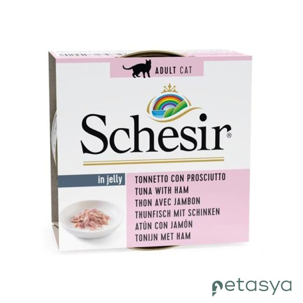 Schesir Ton Balıklı ve Jambonlu  Kedi Konservesi 85gr