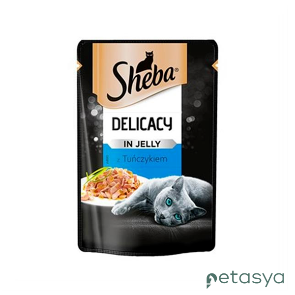 Sheba Pouch Jöle İçinde Ton Balıklı  Yetişkin Kedi Konservesi 85gr