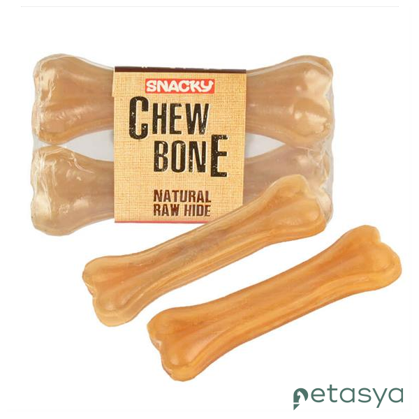 Snacky Chew Bone Natural Çiğneme Kemiği 100gr(2li)