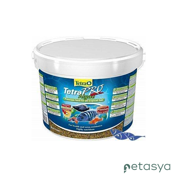 Tetra Pro Algae Crisp Balık Yemi 10 Lt/ 1900gr