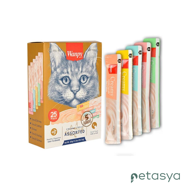 Wanpy Karışık Sıvı Kedi Ödül Maması 14gr (25li)