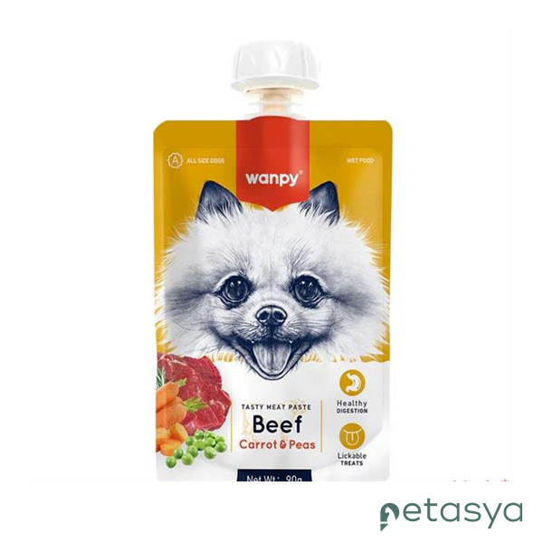 Wanpy Sığırlı ve Havuçlu Kedi Ödül Maması 90gr