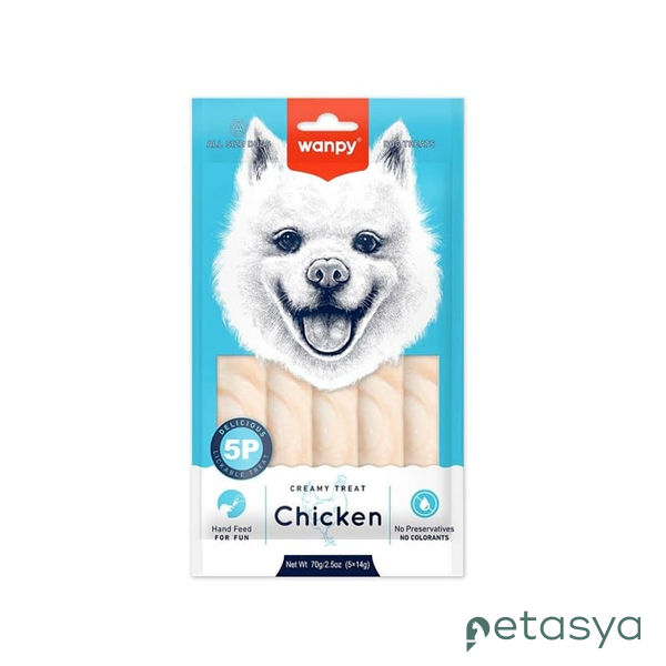 Wanpy Tavuklu Sıvı Köpek Ödül Maması 14gr (5li)