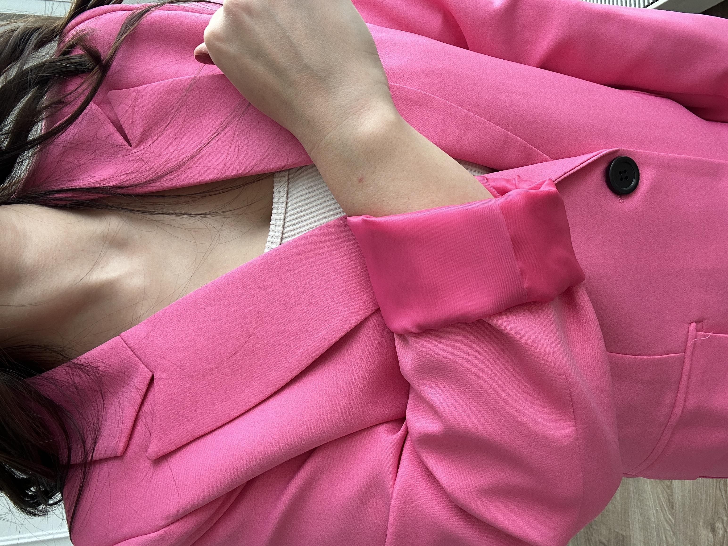 Pembe Blazer Ceket