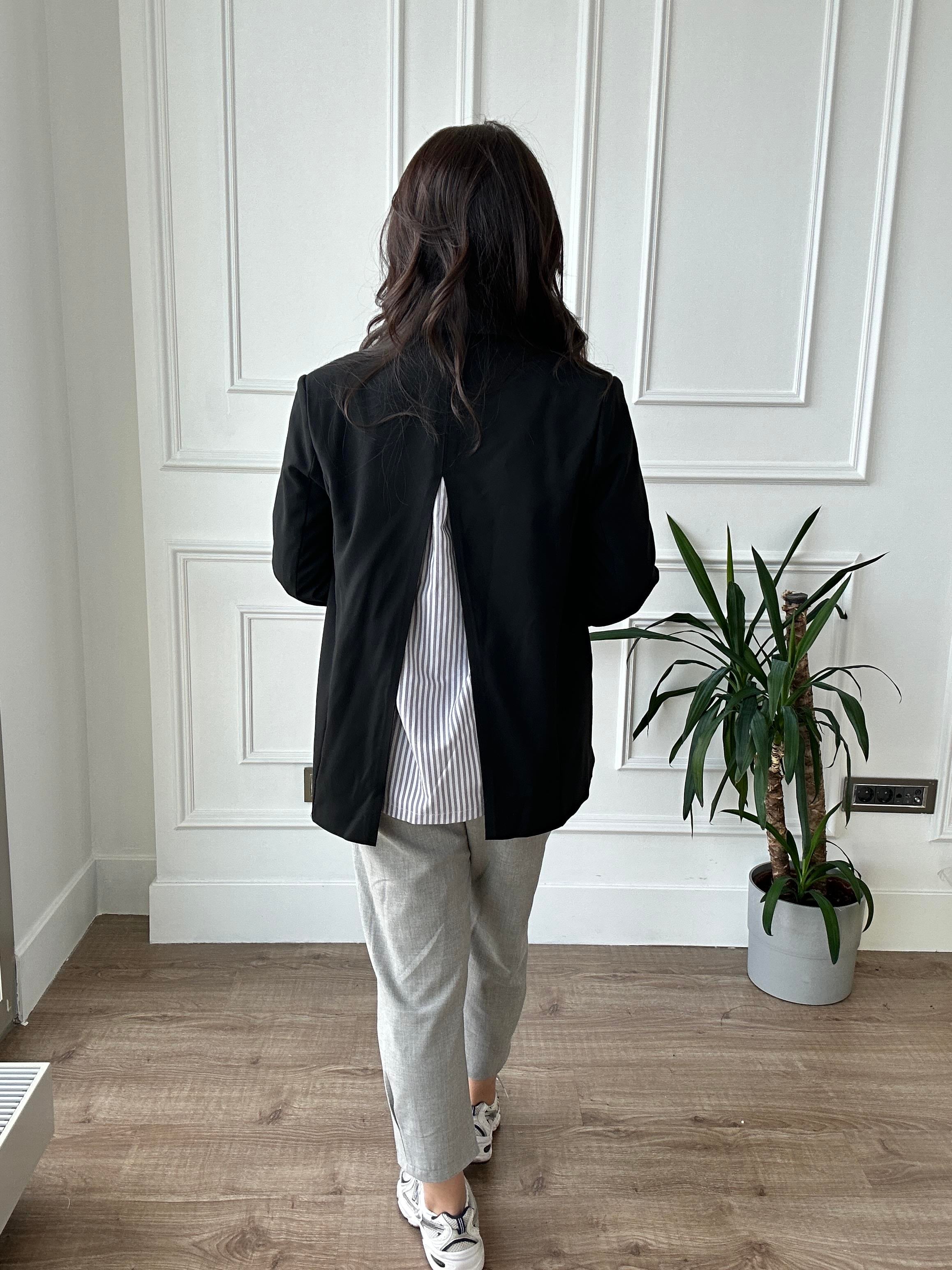 Siyah Blazer Ceket