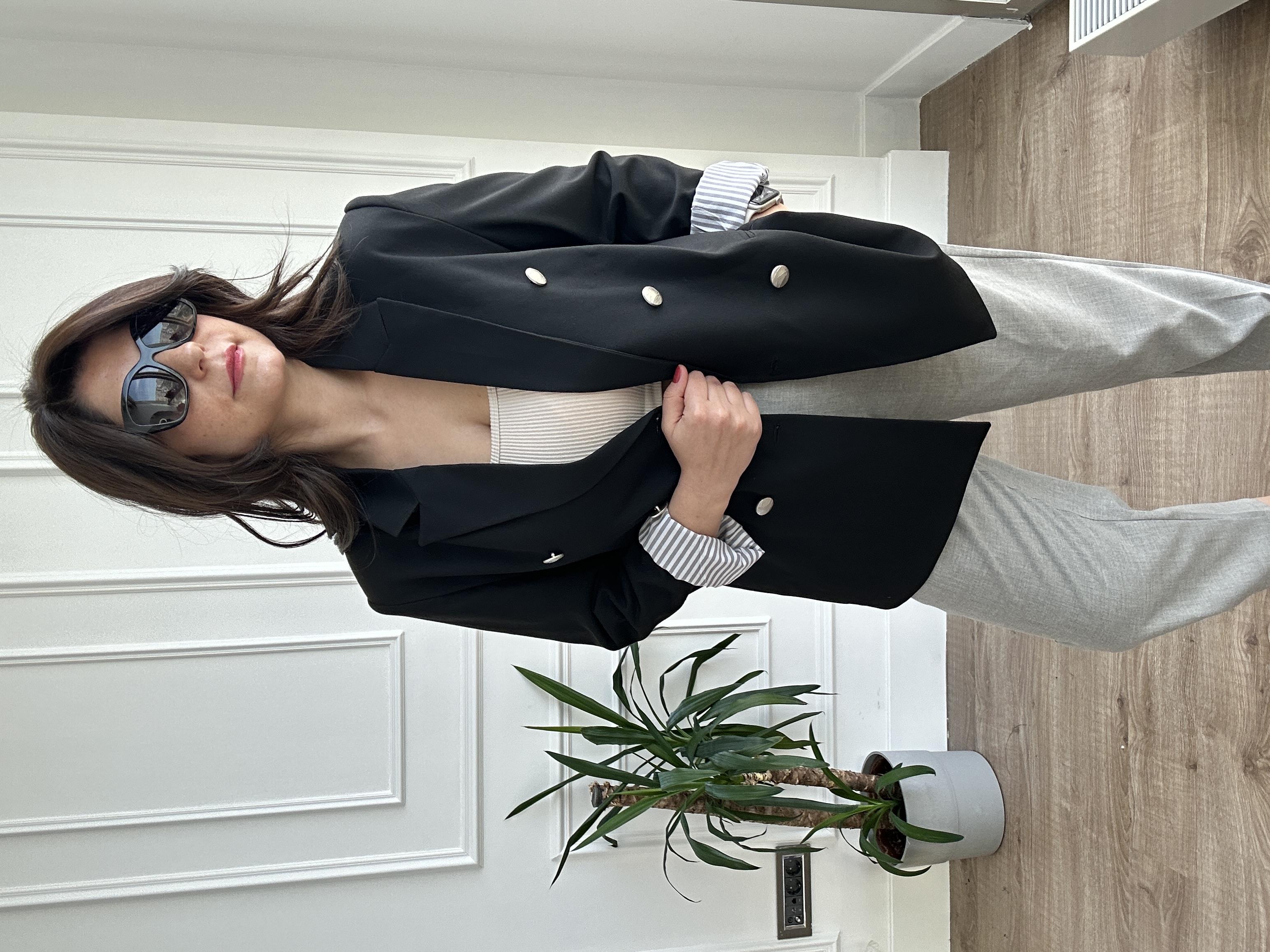 Siyah Blazer Ceket