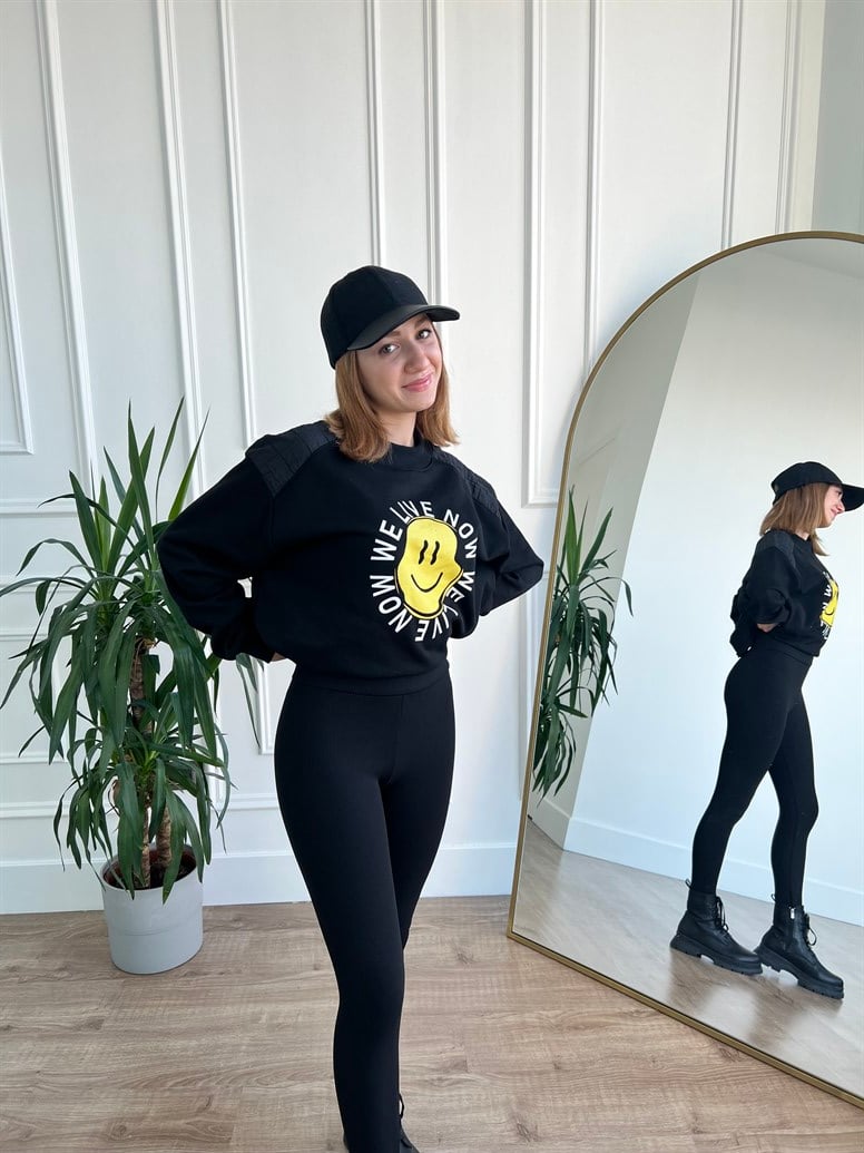 Siyah Fitilli Şardonlu Tayt