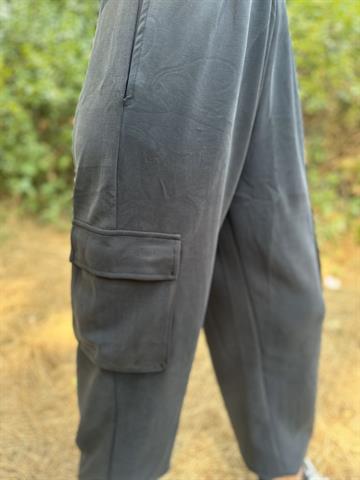 Antrasit Geniş Cepli  Pantolon