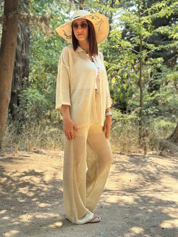 Gold Simli Ajurlu  Takım