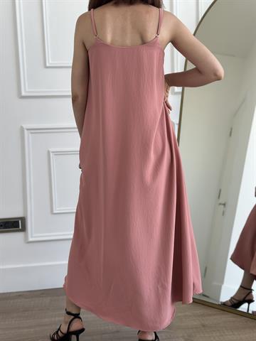 Gülkurusu Askılı Elbise