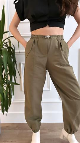 Haki Dokuma Pantolon