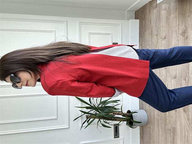 Kırmızı Blazer Ceket
