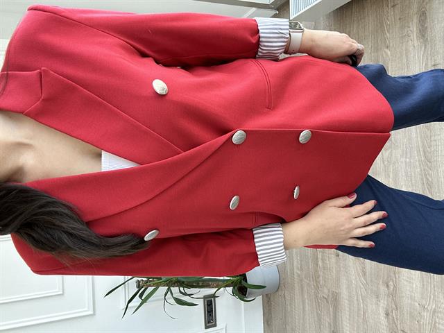 Kırmızı Blazer Ceket