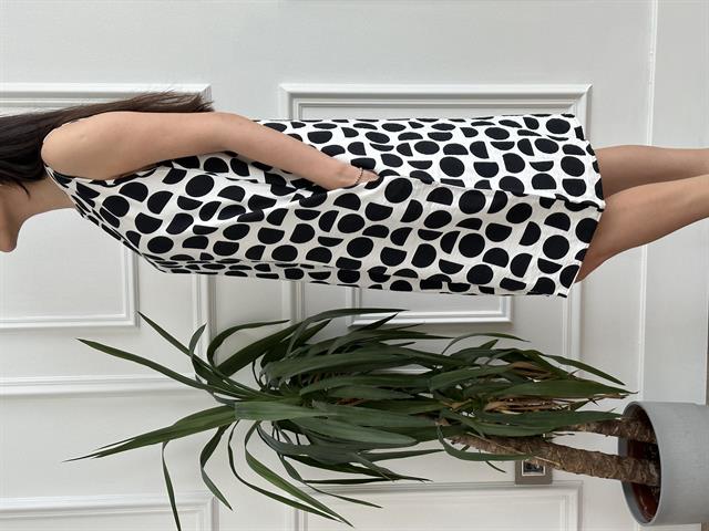 Puantiye Desenli Çan Elbise