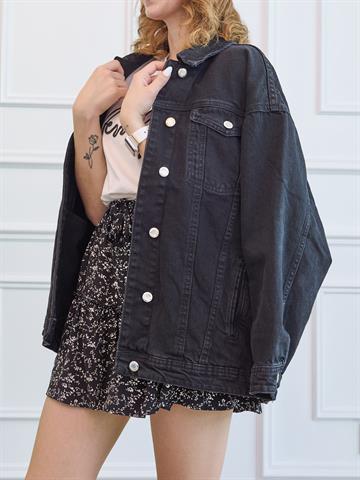 Siyah Denim Ceket