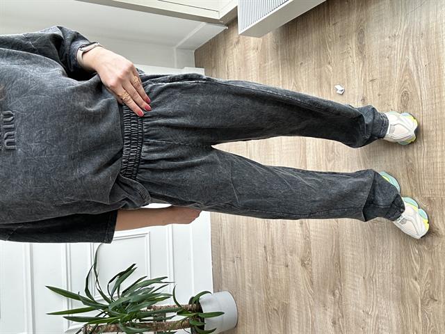 Yıkamalı Örme Kumaş Eşofman Takım