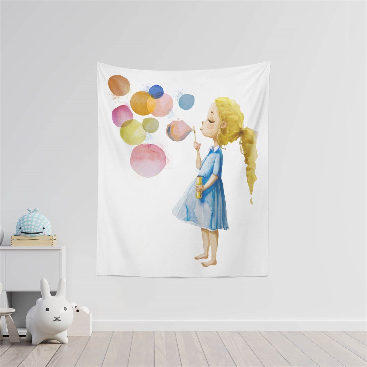  Bubbles Duvar Örtüsü