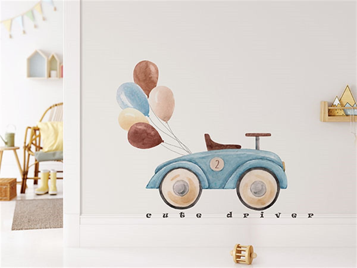  Cute Car Sticker Duvar Etiketi