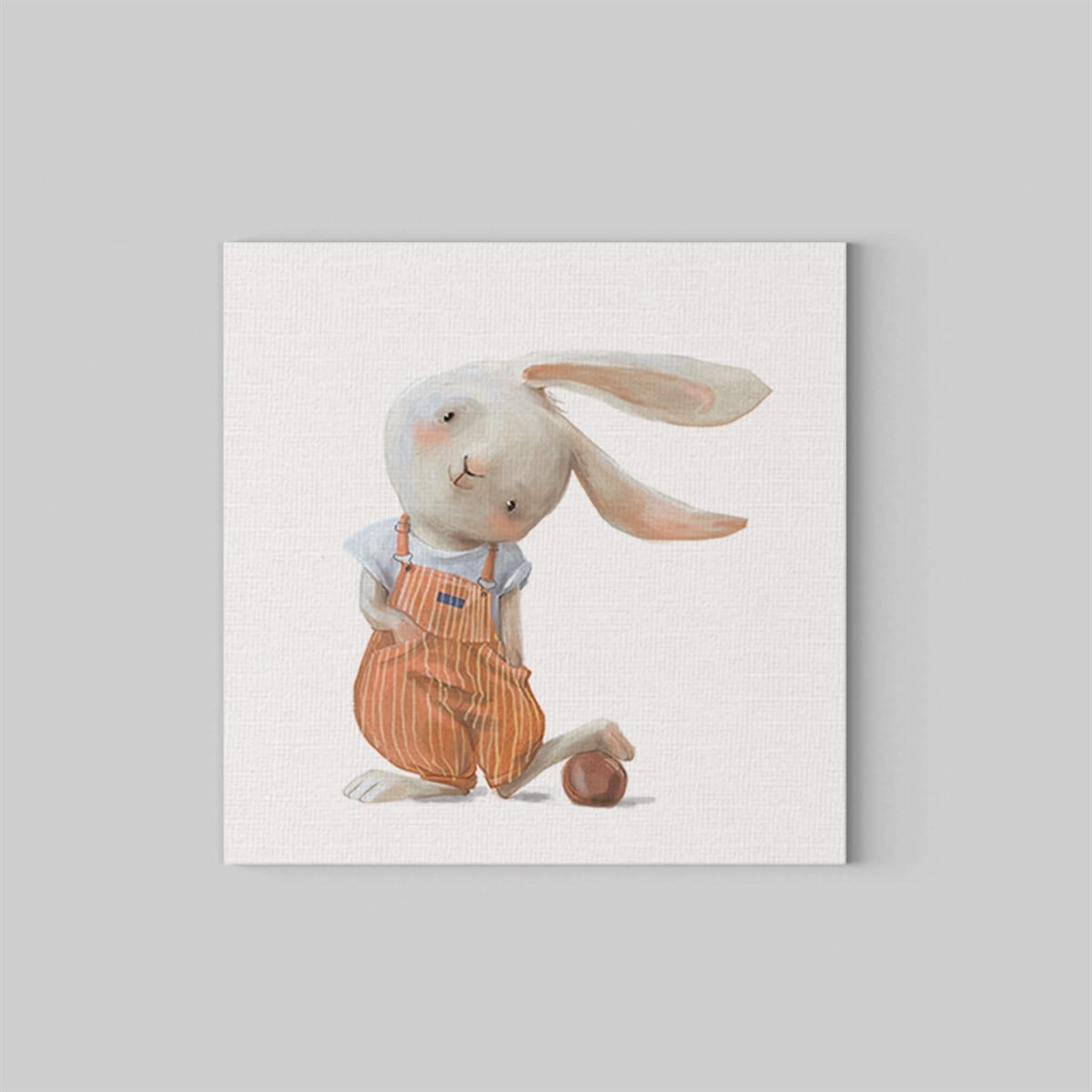 Shy Rabbit Kanvas Tablo