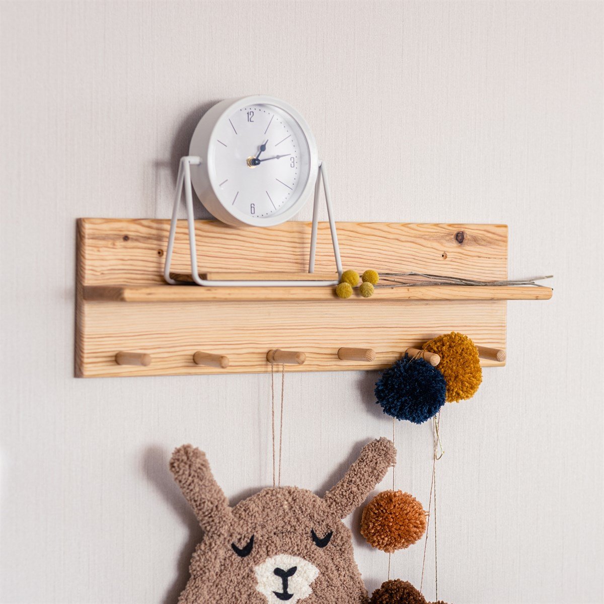 Ahşap Duvar Askılığı