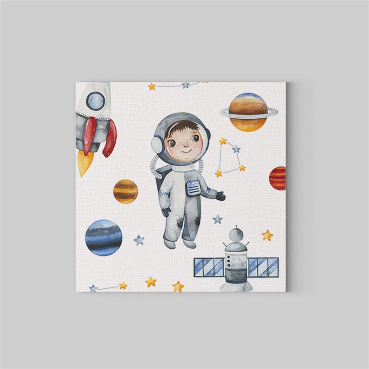 Astronot Canvas Kanvas Tablo