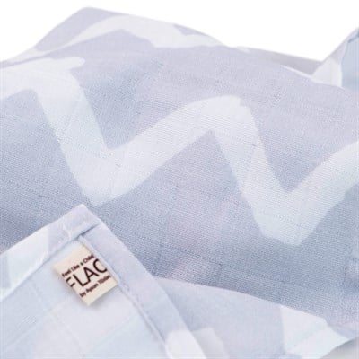 Grey Organic Müslin Örtü