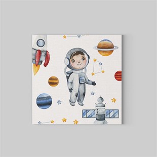 Astronot Canvas Kanvas Tablo