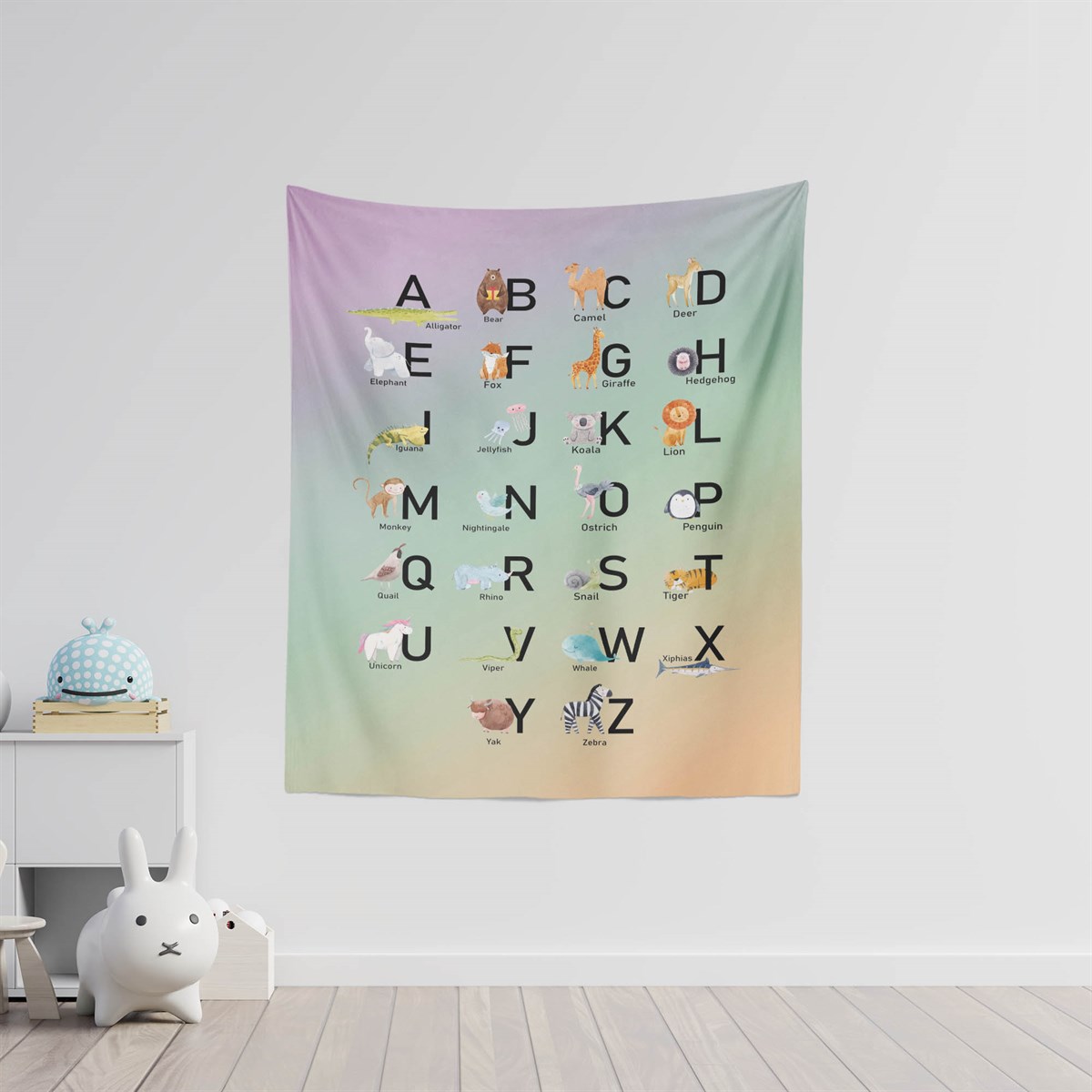  A-Z Animals Duvar Örtüsü