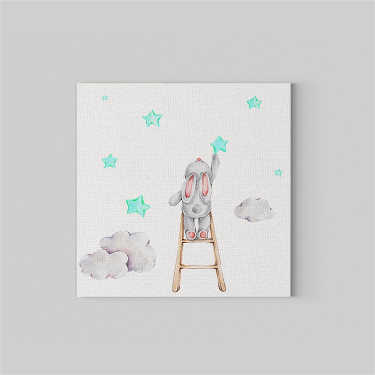  Mint Star Kanvas Tablo