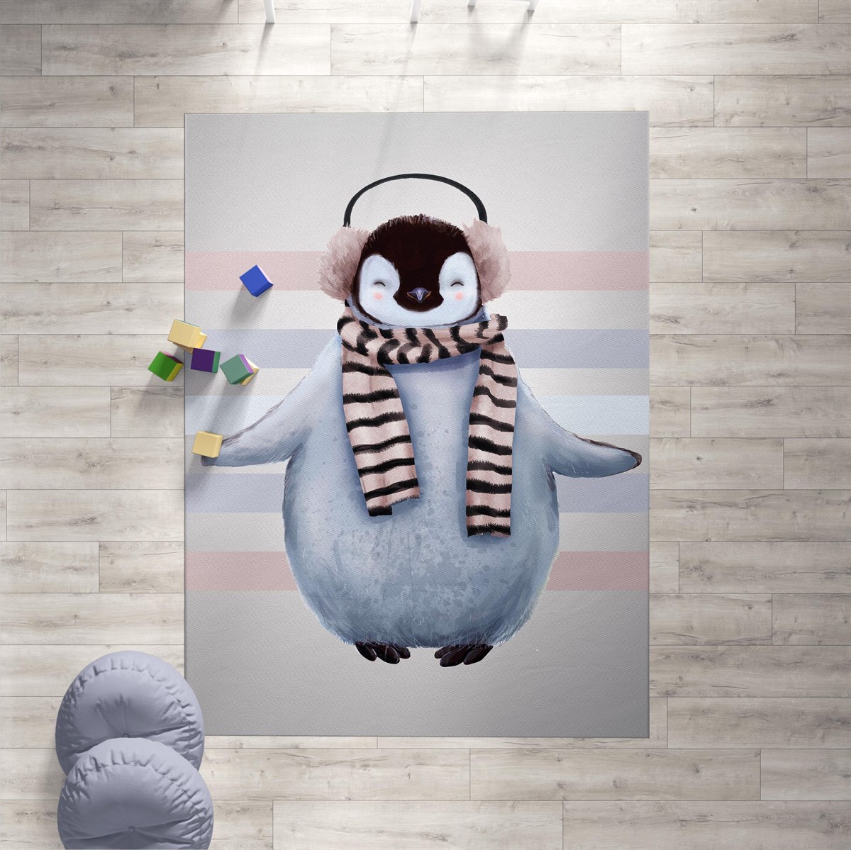  Smart Penguin Halı