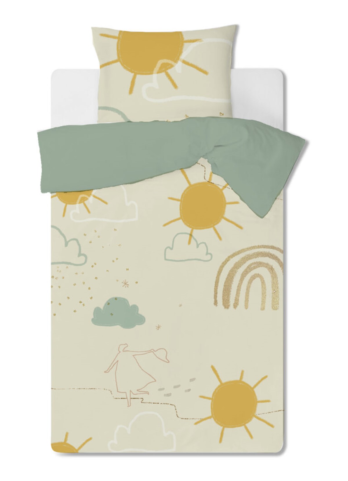  Smiling Sun Tek Kişilik Nevresim Takımı