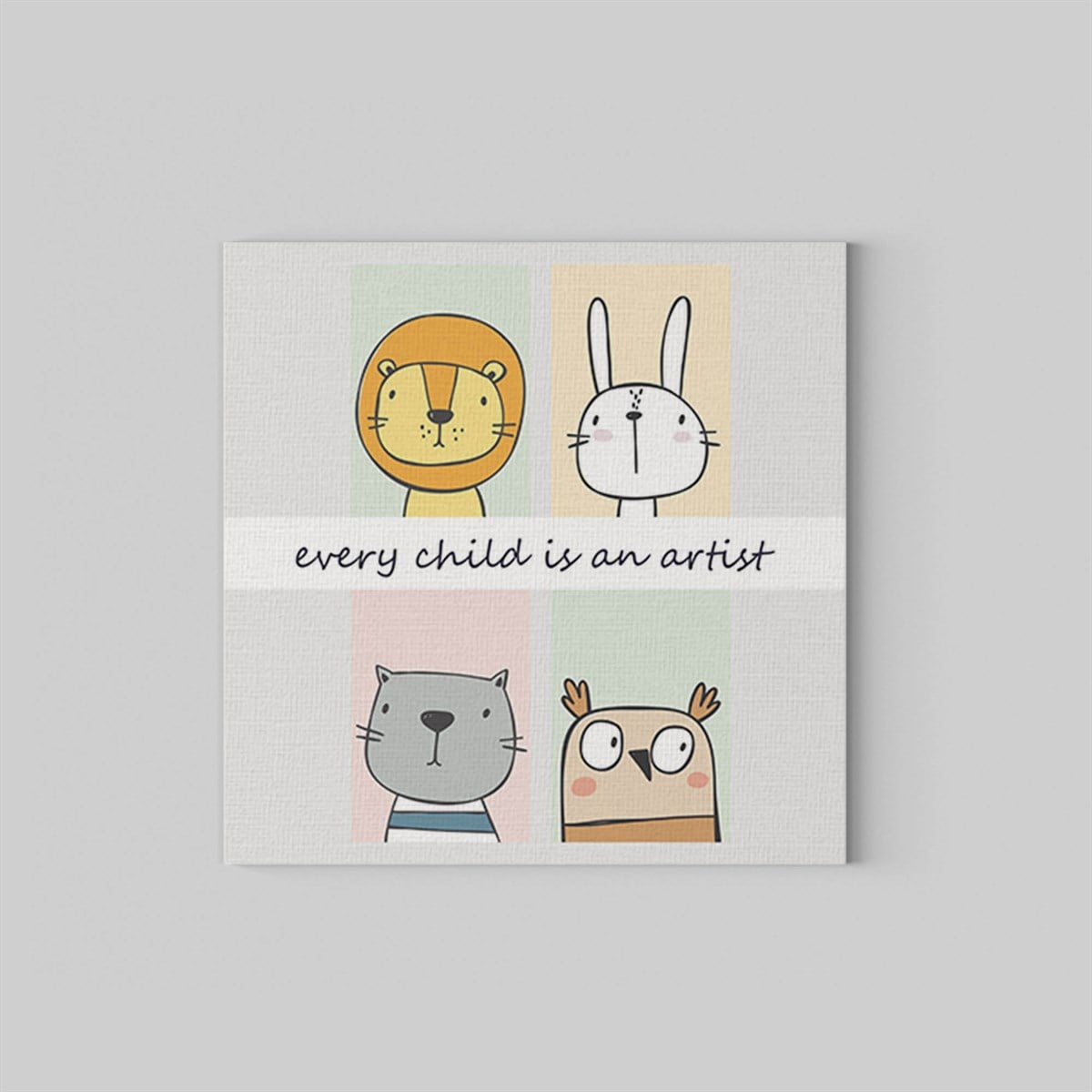  Soft Animals Kanvas Tablo