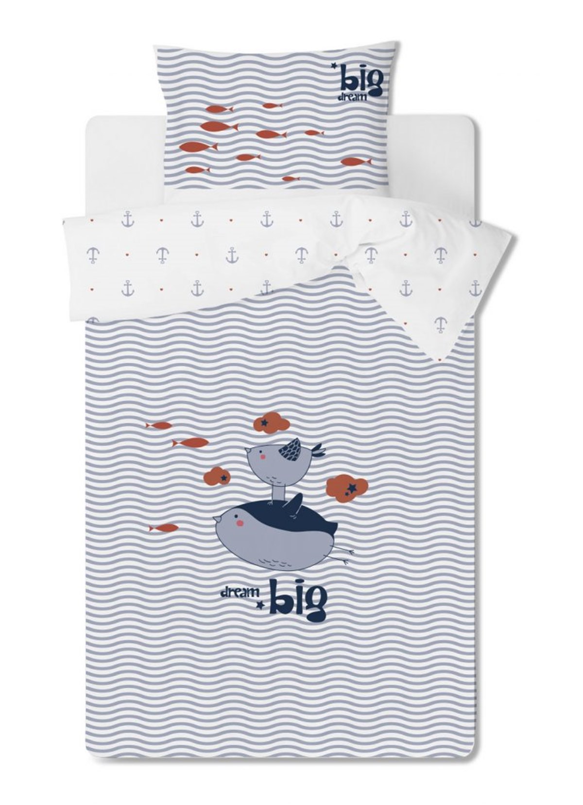  Soft Wave Tek Kişilik Nevresim Takımı