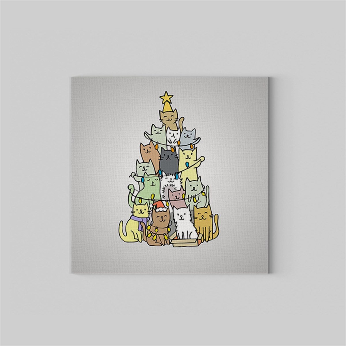Cat Trees Kanvas Tablo