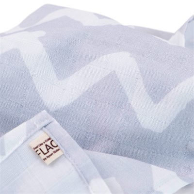 Grey Organic Müslin Örtü