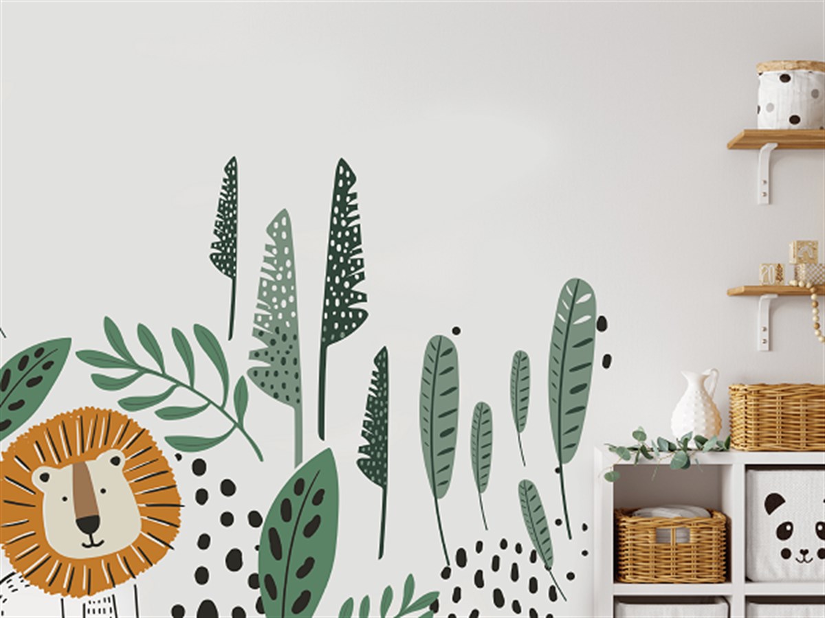 Jungle Sticker Duvar Etiketi