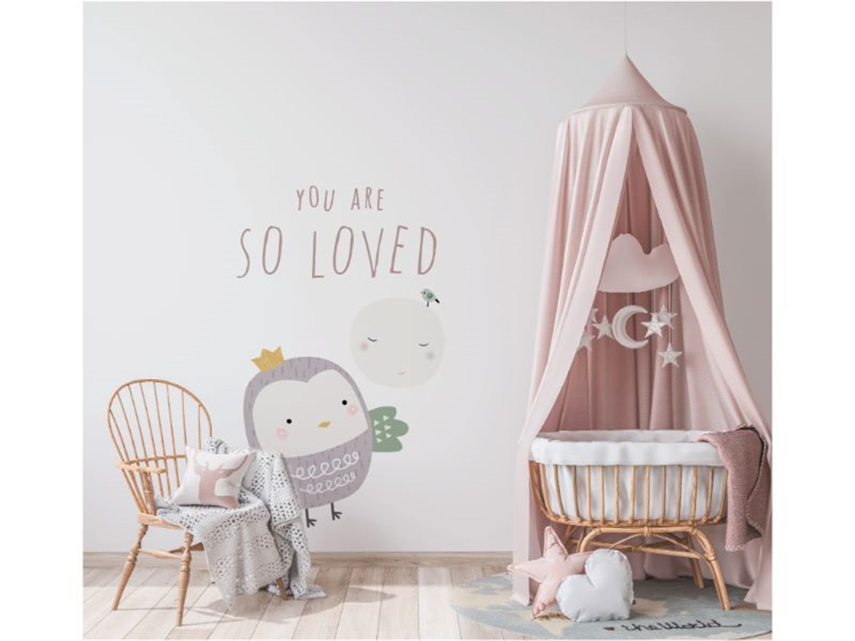 Lovely Bird Sticker Duvar Etiketi