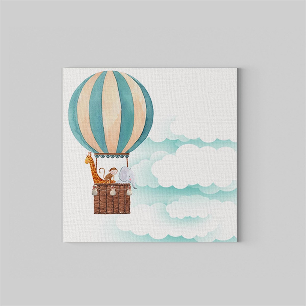 Mint Baloon Kanvas Tablo