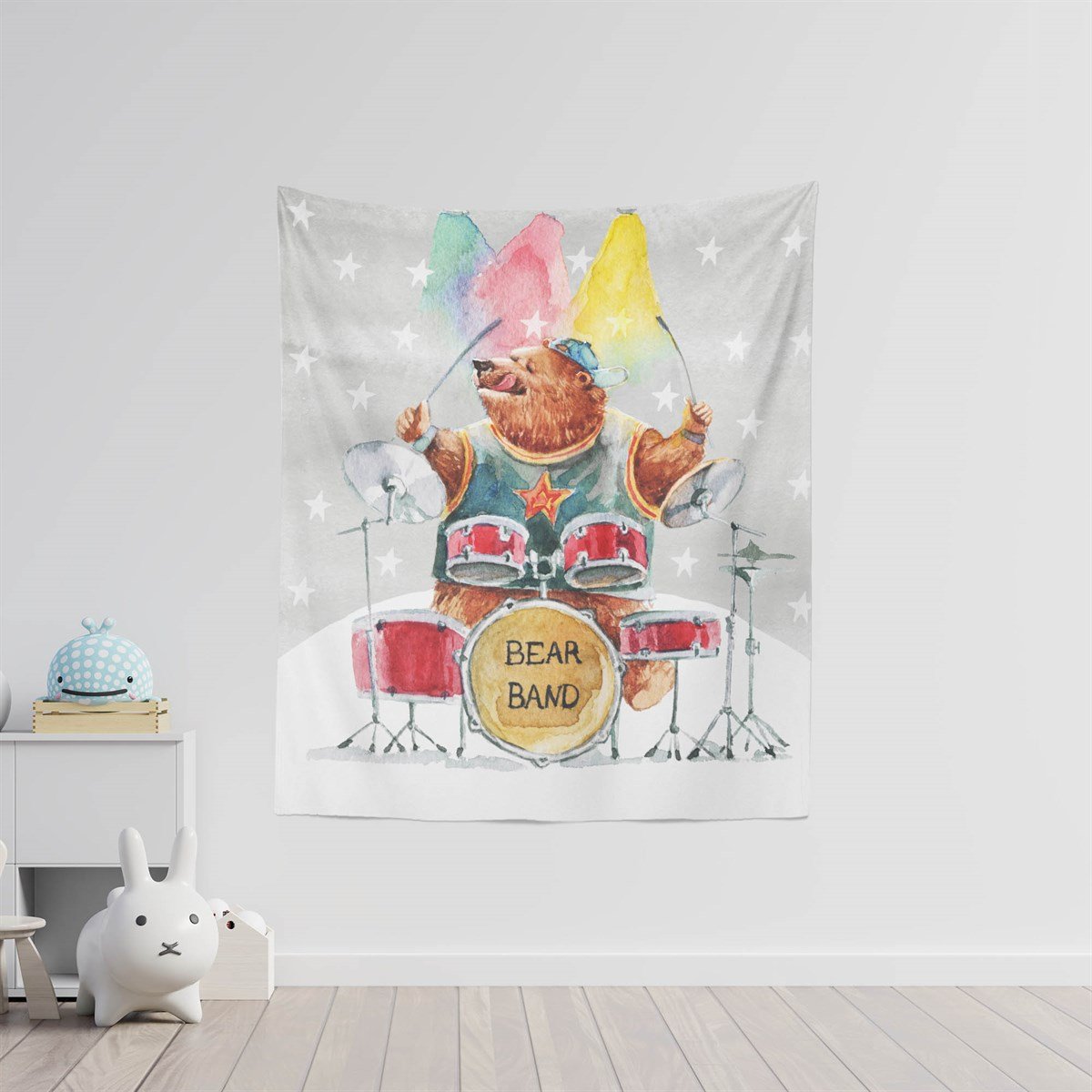 Musician Bear Duvar Örtüsü