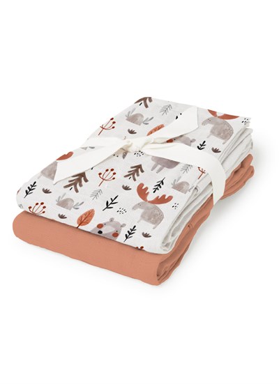 Retro Forest İkili Müslin Set