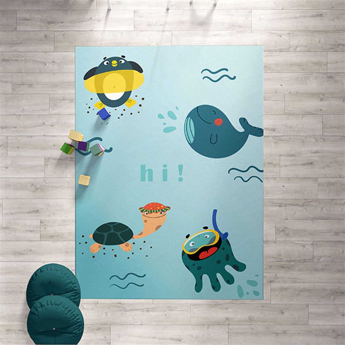 Wave After Wave Halı