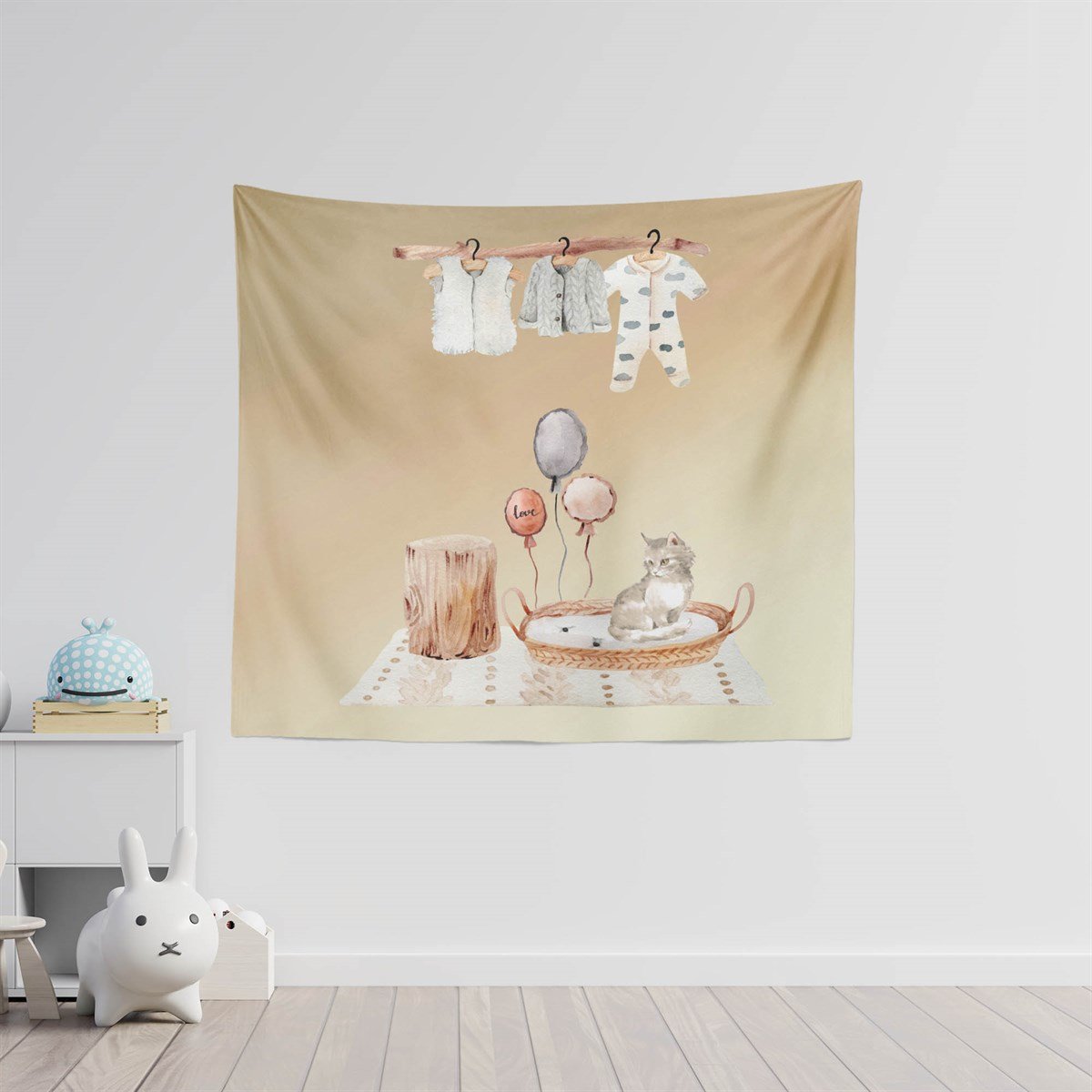 Woody Duvar Örtüsü