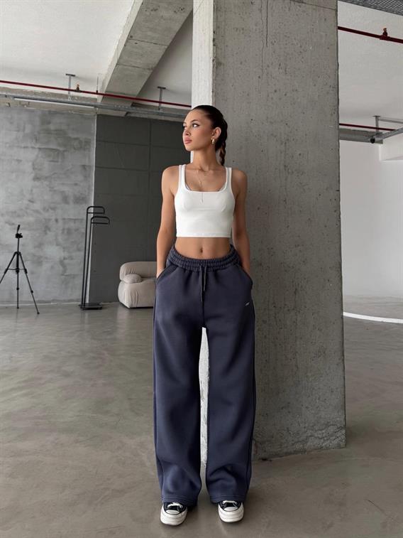 OW Baggy Oversize Antrasit Eşofman Altı