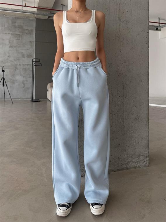 OW Baggy Oversize Bebe Mavi Eşofman Altı