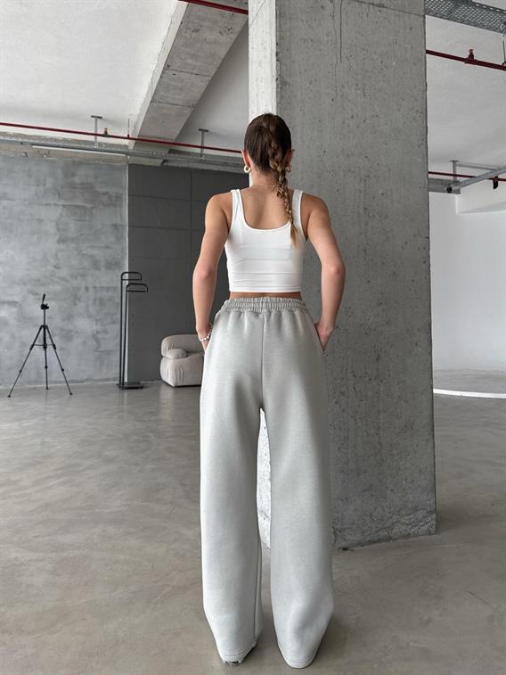 OW Baggy Oversize Gri Eşofman Altı