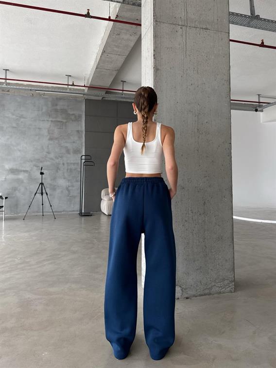 OW Baggy Oversize Lacivert Eşofman Altı