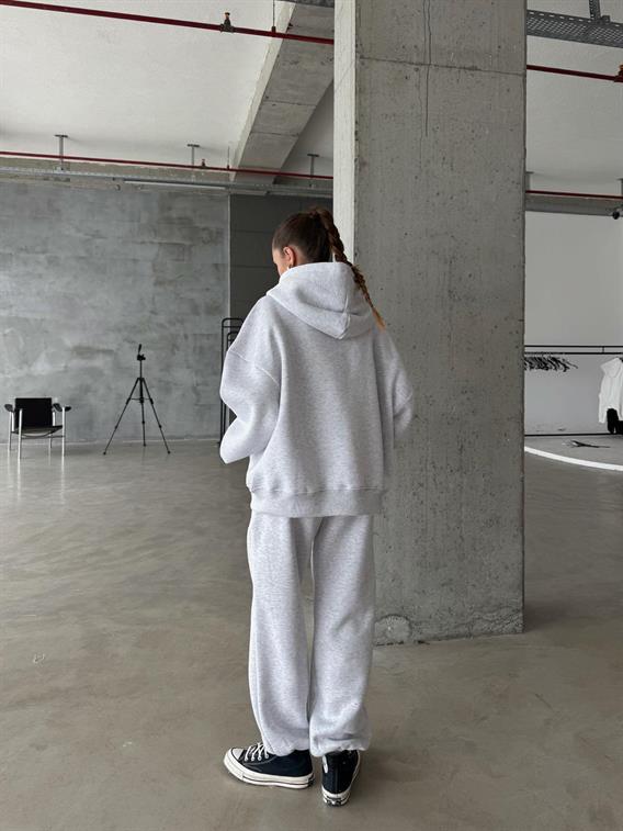 OW Fermuarlı Oversize Karmelanj Hırka