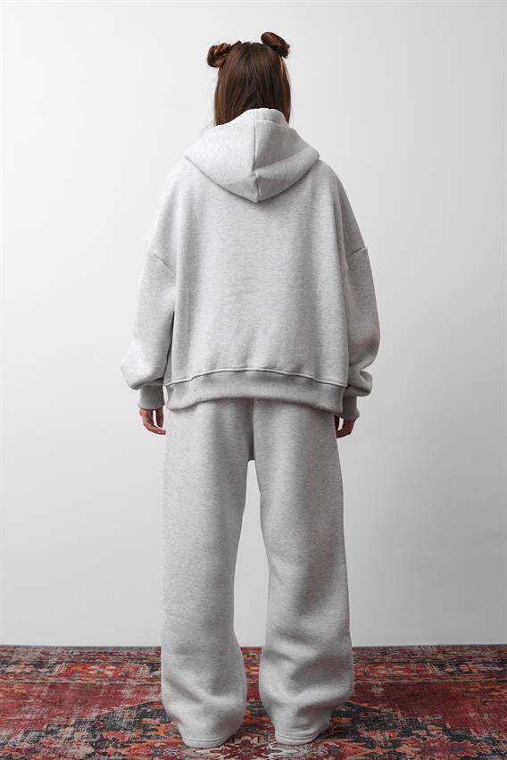 OW Oversize Karmelanj Düz Paça 2li Takım