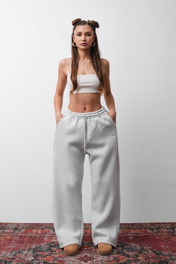 OW Oversize Karmelanj Düz Paça Tek Alt