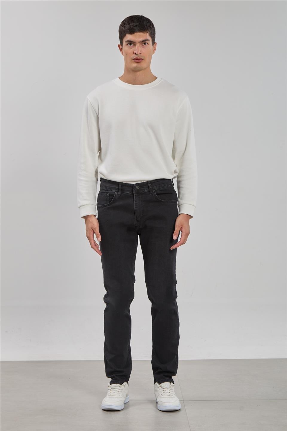 PABLO-Regular fit pantolon-5141 - Siyah